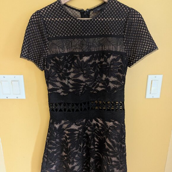 Size 4 BCBG black dress euc - Picture 1 of 3